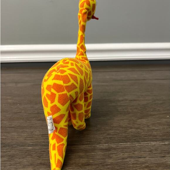 Vintage 1996 Toy Concepts Yellow Dinosaur Plush‎ - Picture 3 of 5